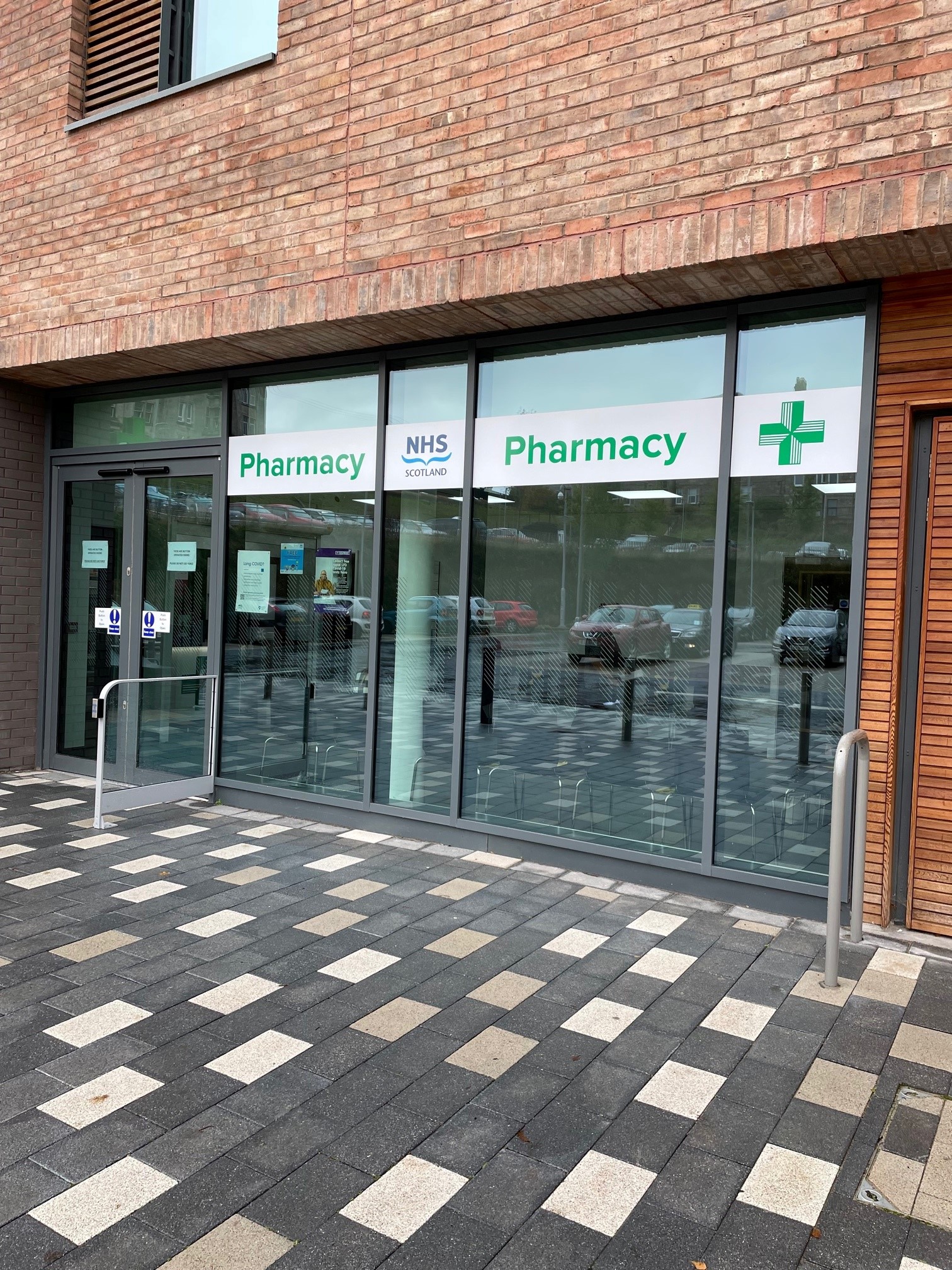 pharmacy design and fit out by Retail Design Consultants at Greenock Health Centre Pharmacy